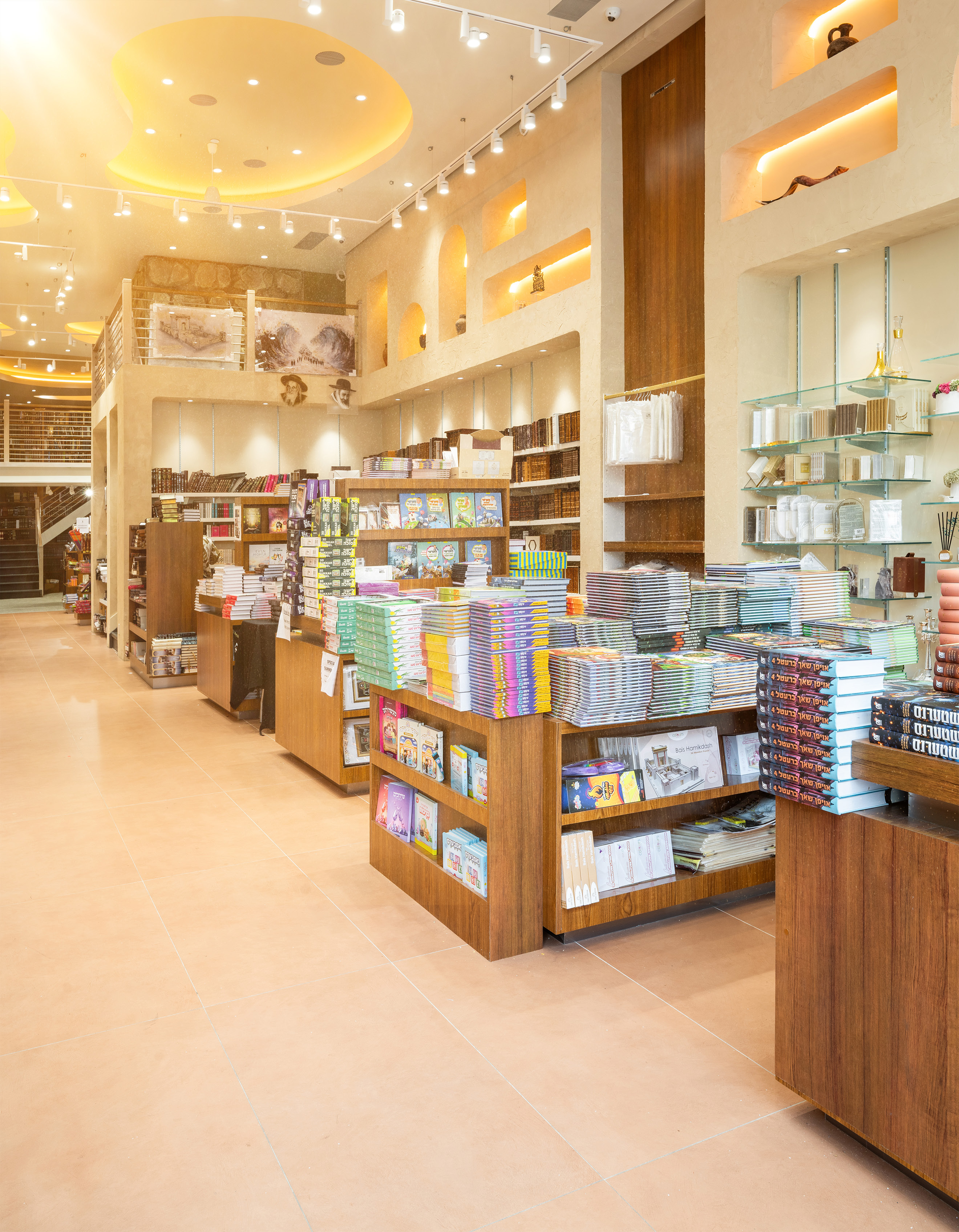 Meoros Judaica gift section with unique Judaica items